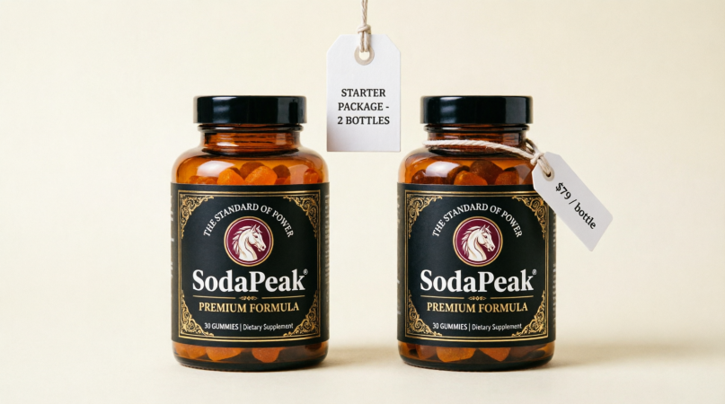two bottles of men's daily gummy supplement starter bundle