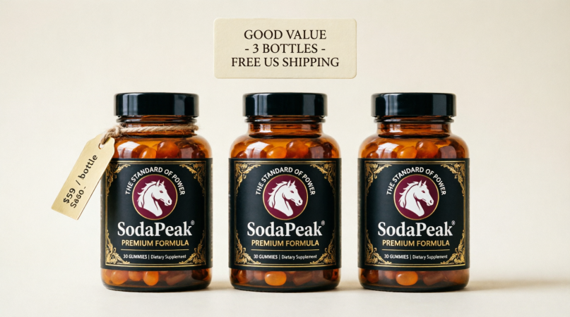 three bottles of men's daily gummy supplement good value bundle